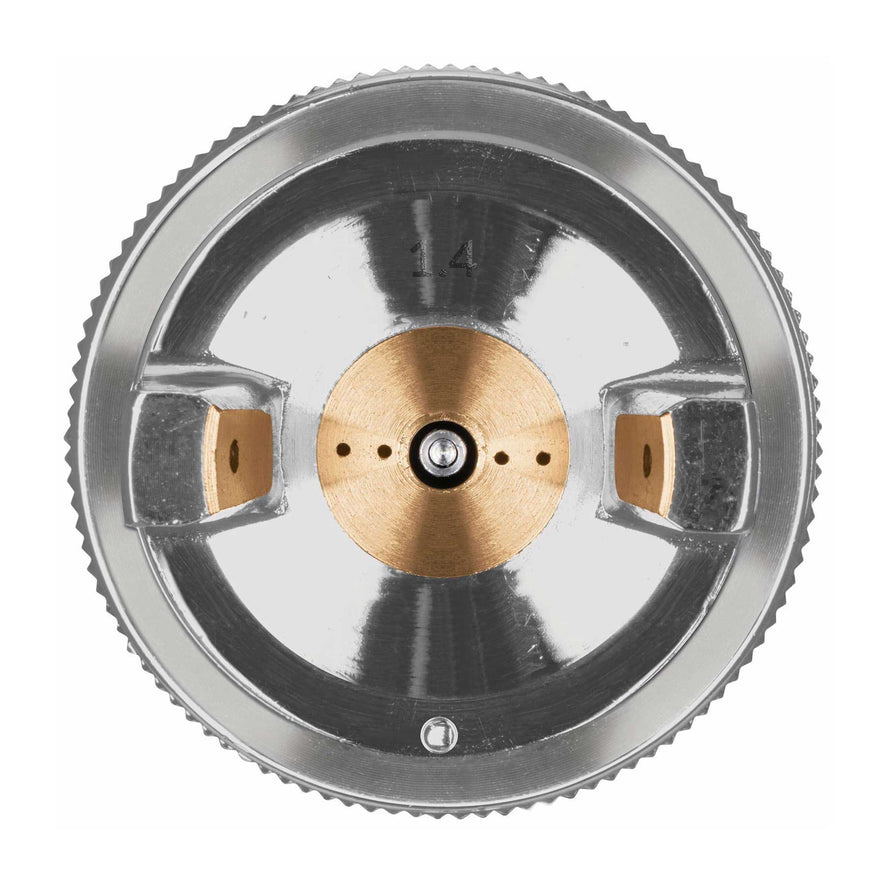 Pistola p/pintar gravedad LVLP vaso plástico, 1.4 mm, Truper, 101090