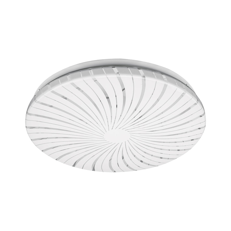 Luminario LED 15W plafón decorativo espiral luz de día,BASIC Caja con 2, 46016