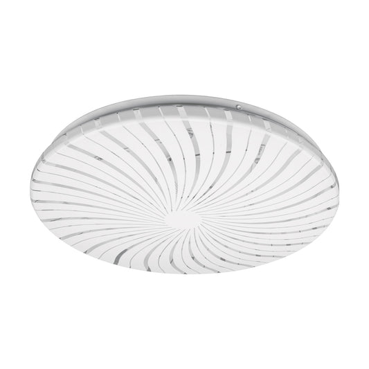 Luminario LED 18W plafón decorativo espiral luz cálida,BASIC Caja con 2, 48210