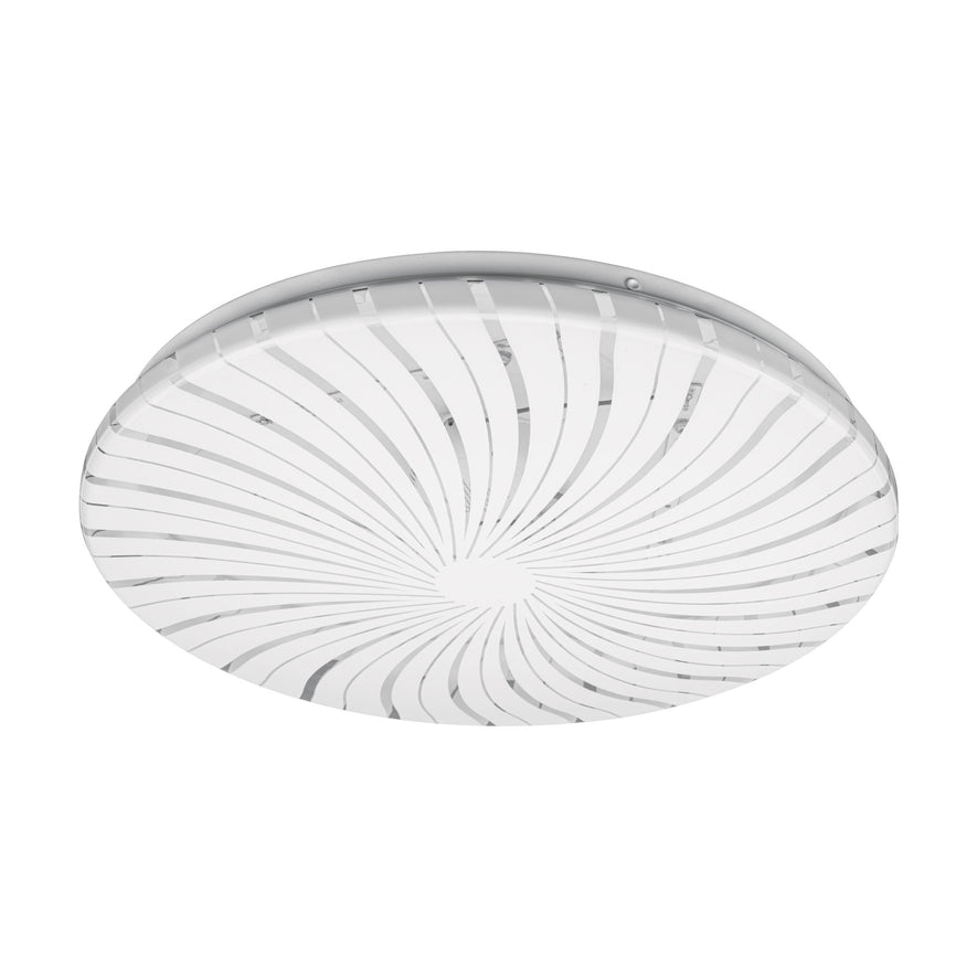Luminario LED 18W plafón decorativo espiral luz de día,BASIC Caja con 2, 46017