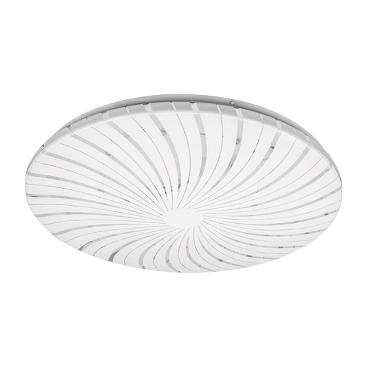 Luminario LED 22W plafón decorativo espiral luz cálida,BASIC Caja con 2, 48211