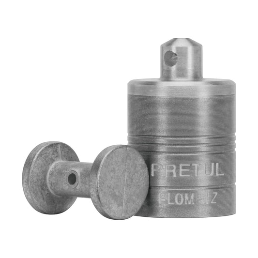 Plomada metálica de 200 g con centro, Pretul Caja con 6, 22461