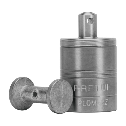 Plomada metálica de 310 g con centro, Pretul Caja con 6, 22462