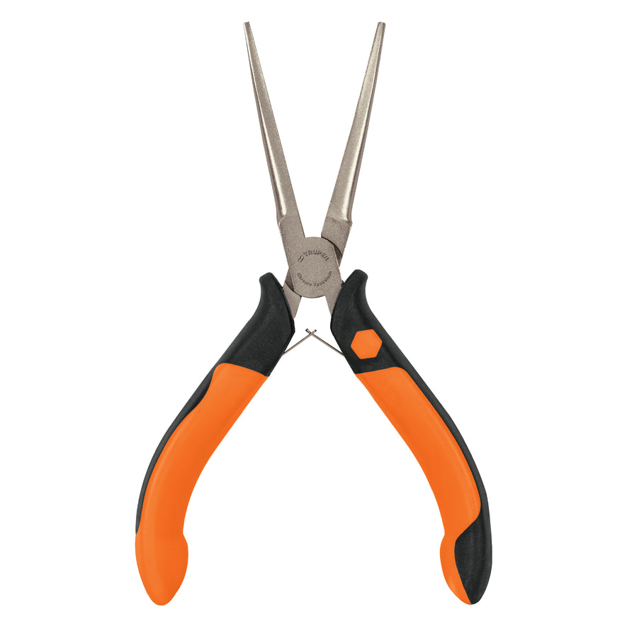 Mini pinza de punta de aguja 6' mango Comfort Grip, Truper Caja con 6, 17369