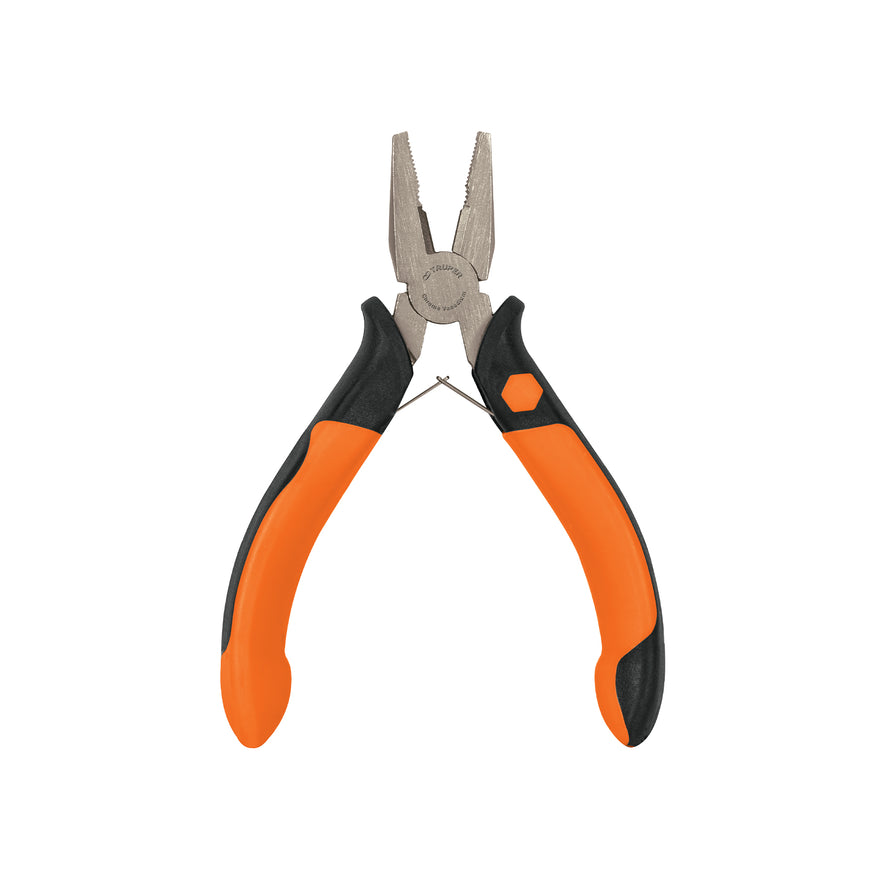 Mini pinza para electricista 5' mango Comfort Grip, Truper Caja con 6, 17371
