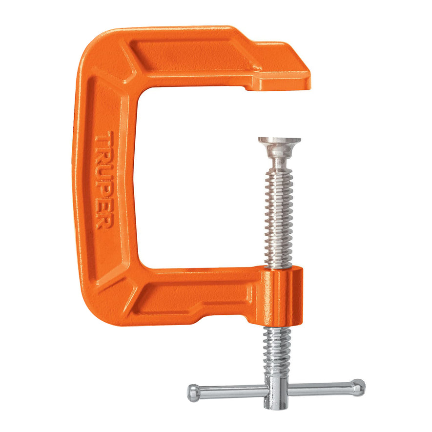 Prensa profunda 3' de hierro dúctil para carpintería, Truper Caja con 3, 17692