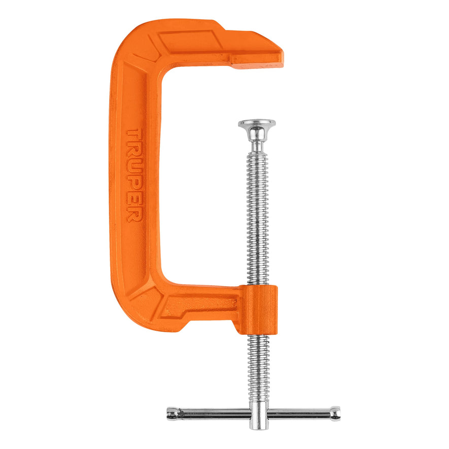 Prensa 5' de hierro dúctil para carpintería, Truper Caja con 3, 17662