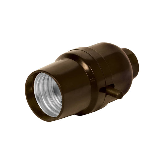 Portalámpara de baquelita, con interruptor de barra, Volteck Caja con 10, 46501