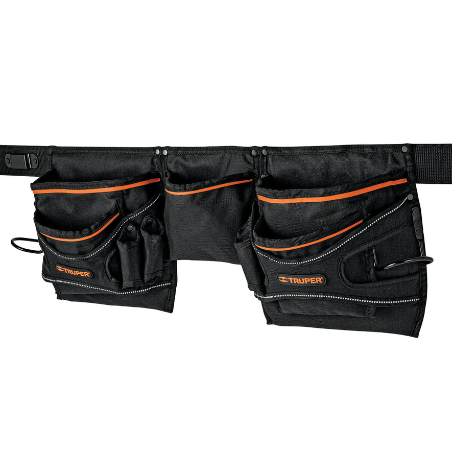 Porta herramientas de poliéster, 20 compartimentos, Truper Caja con 2, 15314