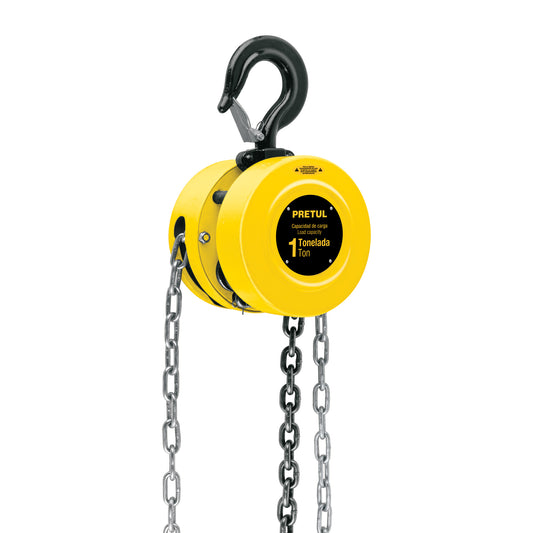 Polipasto de cadena de 1 ton, Pretul, 27127