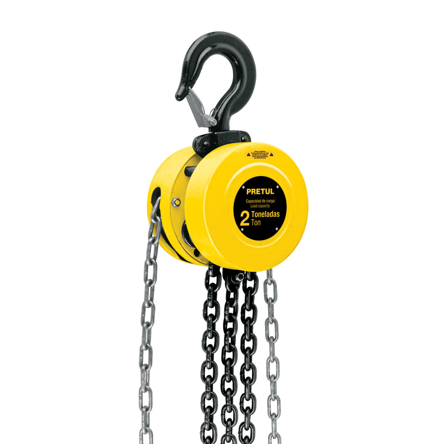 Polipasto de cadena de 2 ton, Pretul, 27128