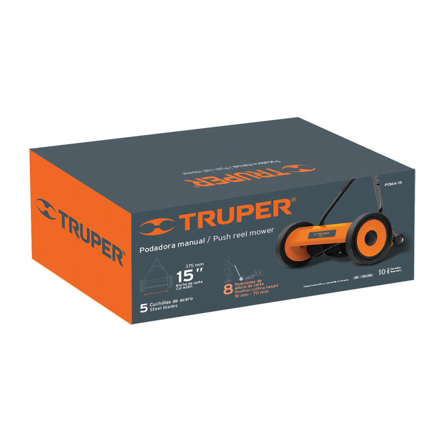 Podadora manual, 15' de corte, Truper, 17680