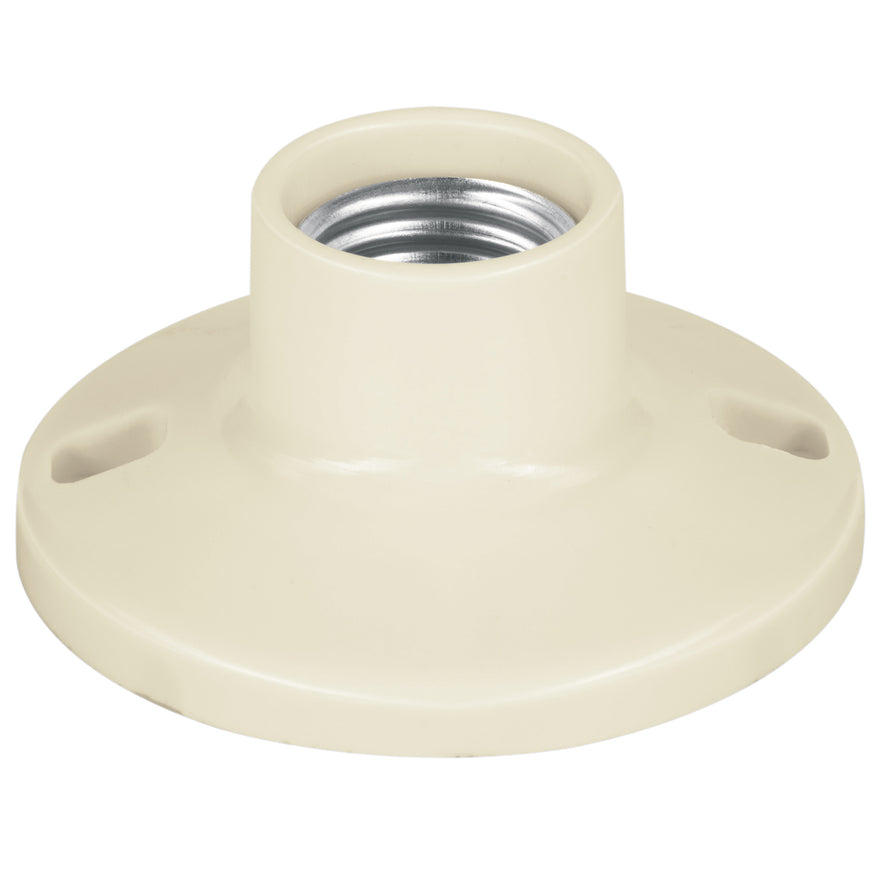 Portalámpara de baquelita, 3-1/2', Volteck Caja con 10, 46519