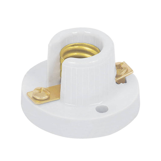 Portalámpara de porcelana para candil, Volteck Caja con 20, 46531