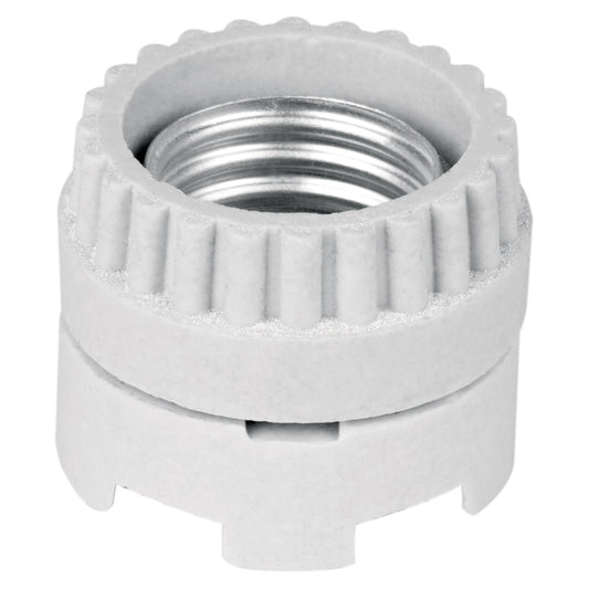 Portalámpara de porcelana, tipo anuncio, Volteck Caja con 10, 46521