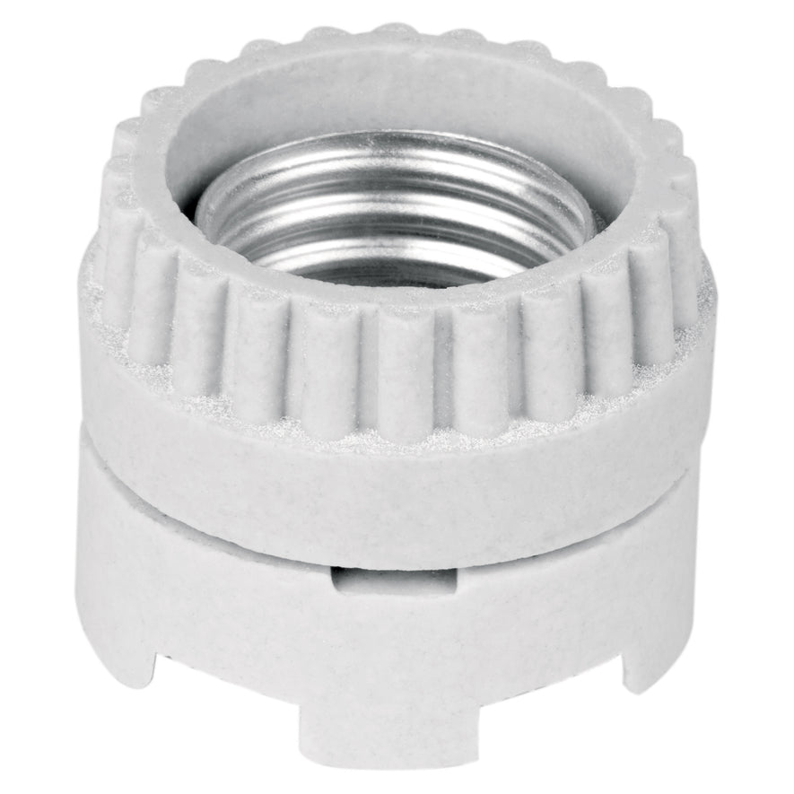 Portalámpara de porcelana, tipo anuncio, Volteck Caja con 10, 46521