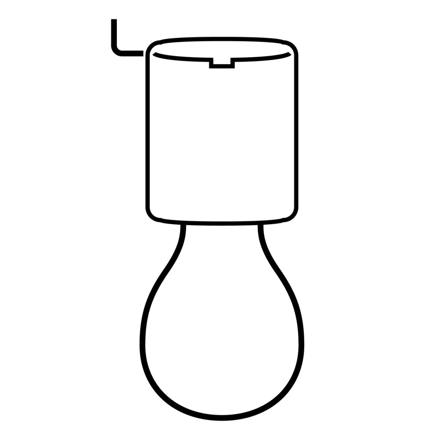 Portalámpara de porcelana, sencillo, Volteck Caja con 10, 46528