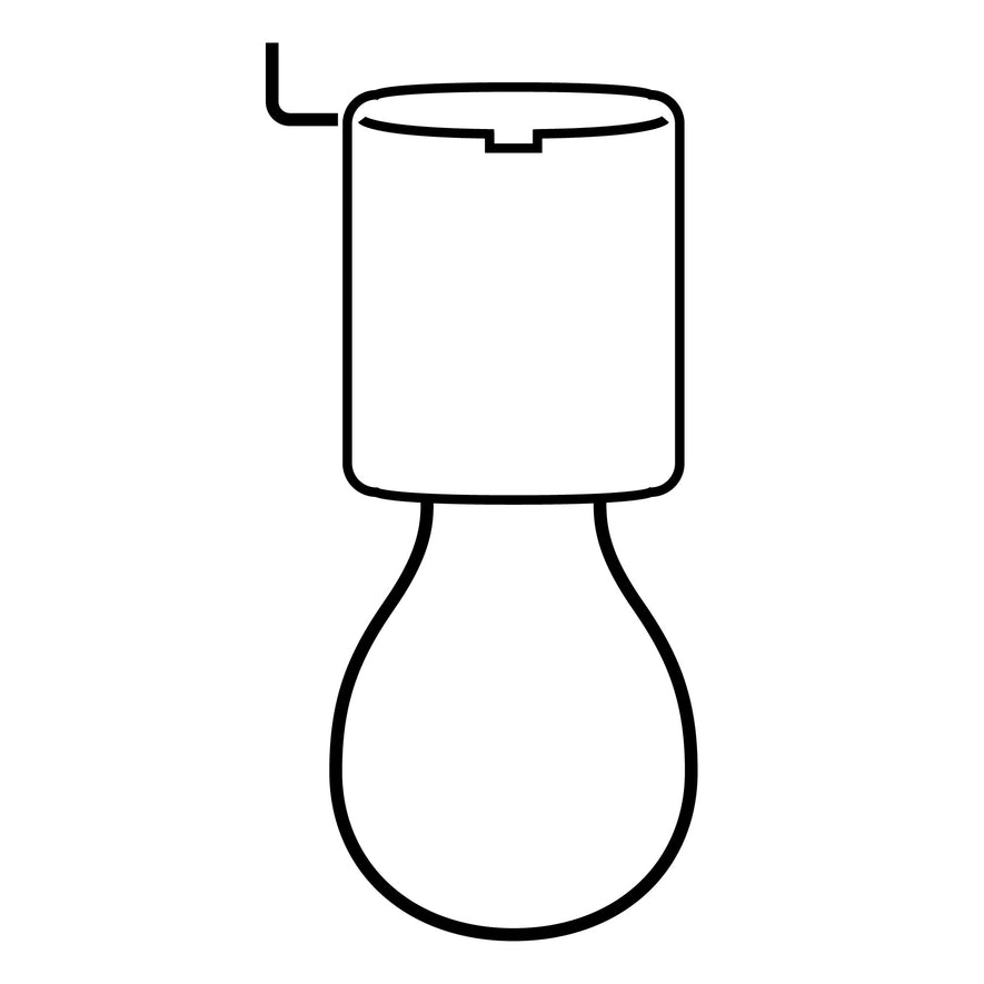 Portalámpara de porcelana, soporte tipo escuadra, Volteck Caja con 10, 46529