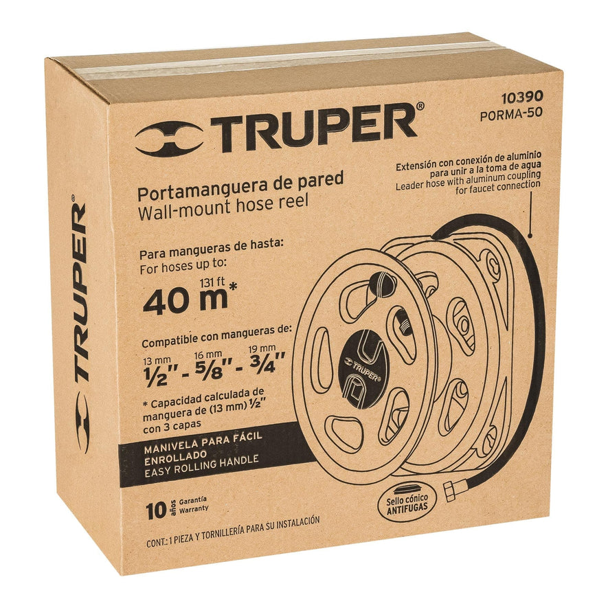Portamanguera de pared, Truper, 10390