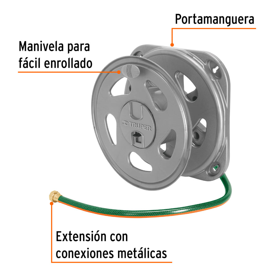 Portamanguera de pared, Truper, 10390
