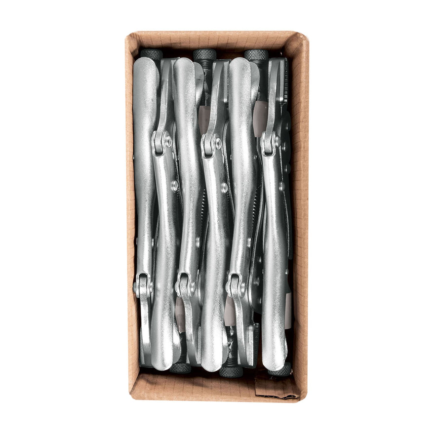 Pinza de presión 10' mordaza curva, a granel, Pretul Caja con 6, 25986