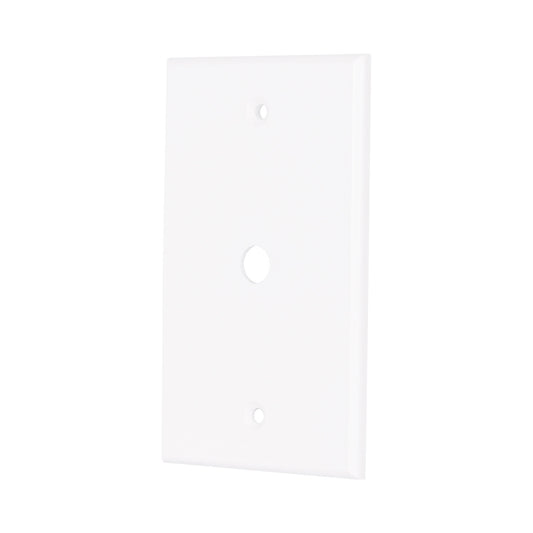 Placa de ABS pasacable, Standard, blanco, Volteck Caja con 10, 49711