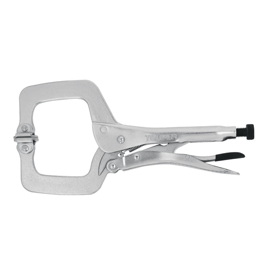 Pinza de presión 11' tipo 'C' con mordaza autoajustable Caja con 3, 17427