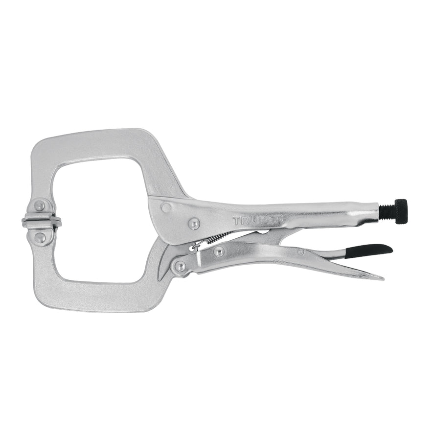 Pinza de presión 11' tipo 'C' con mordaza autoajustable Caja con 3, 17427