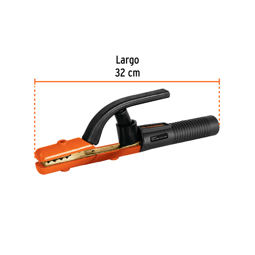 Pinza porta electrodo de 500 A, Truper Caja con 4, 14233