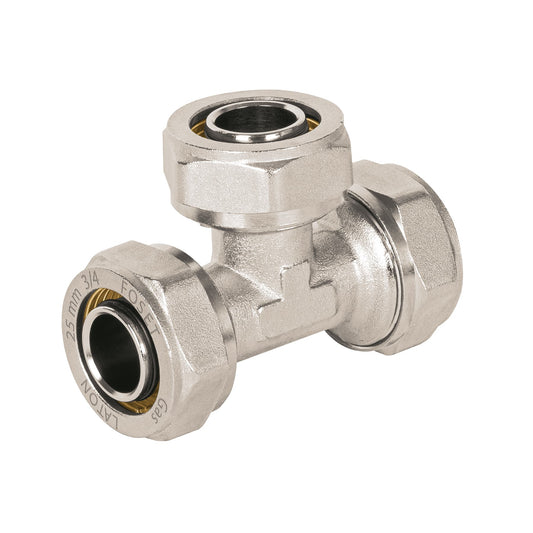 Tee para PEALPE, 3/4', Foset Caja con 2, 45929