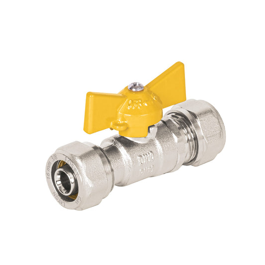 Válvula esfera para PE-AL-PE, 3/8', Foset Caja con 2, 45943