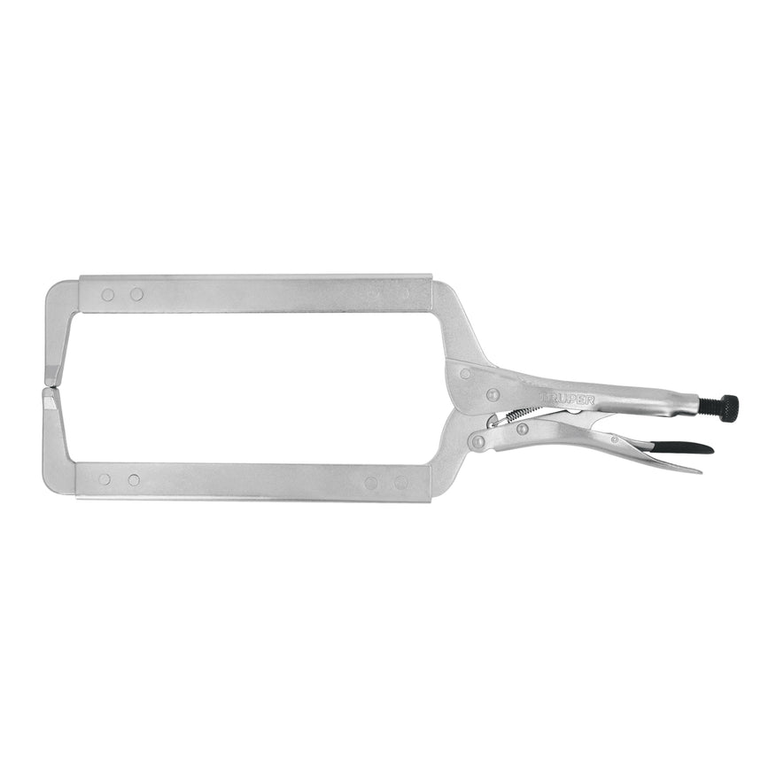 Pinza de presión 18' tipo 'C' con mordaza fija, Truper, 17418