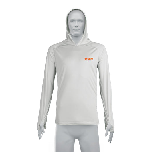 Playera protección solar,m. larga, c/gorro,hombre,CH, TRUPER, 103976