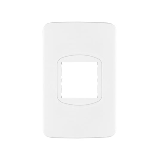 Placa de 1 ventana 1.5 módulos, línea Toledo, Basic Caja con 10, 29042