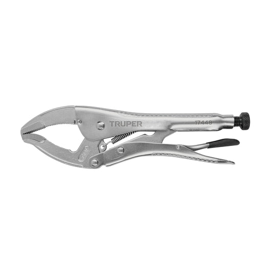 Pinza de presión 10' apertura amplia, Truper Caja con 3, 17448