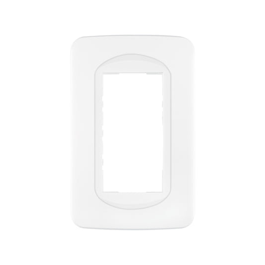 Placa de 1 ventana 3 módulos, línea Toledo, Basic Caja con 10, 29043