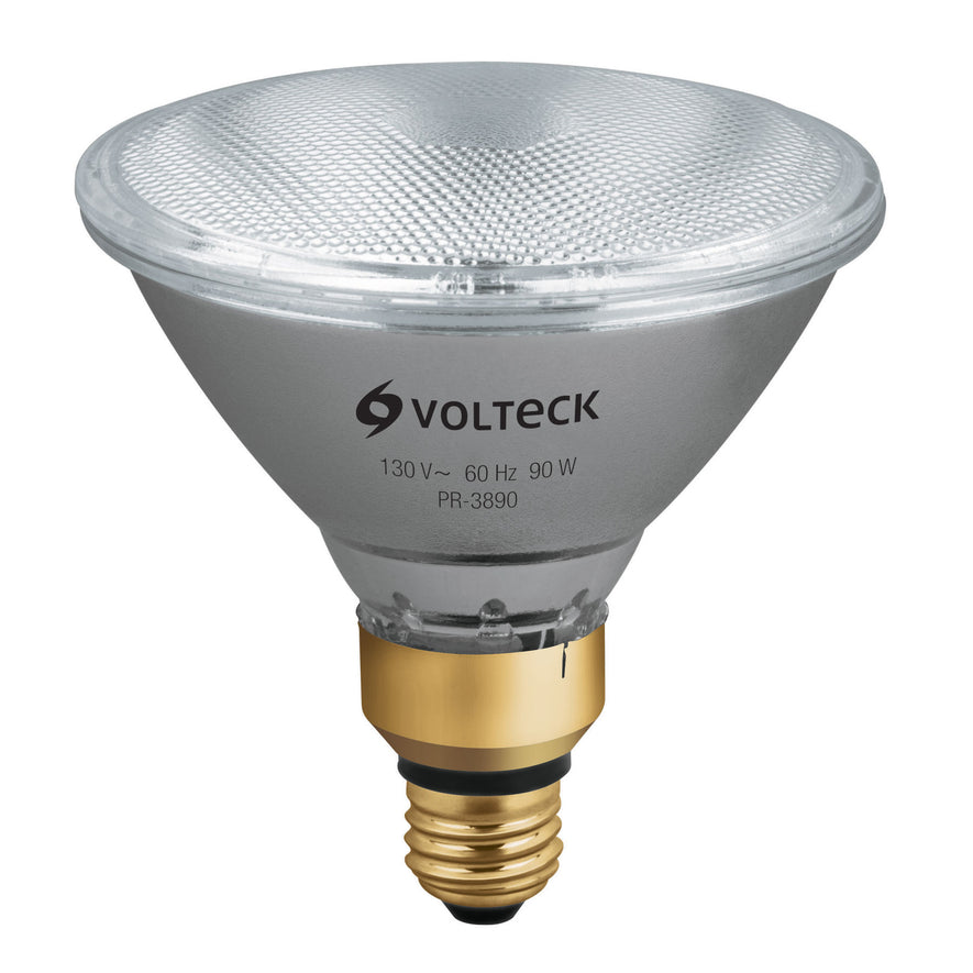 Lámpara de halógeno 90 W tipo PAR 38, en caja, Volteck Caja con 6, 47250