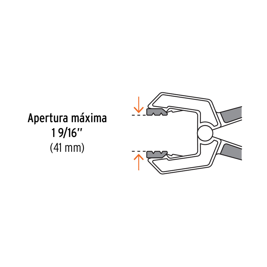 Prensa de resorte de 3' con cuerpo de nylon, Truper Caja con 12, 11719