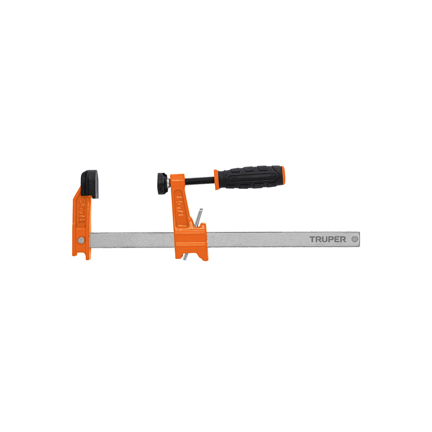 Prensa rápida tipo 'F' 8', uso ligero, Truper Caja con 2, 103167