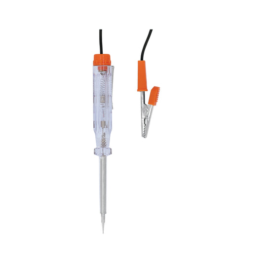 Probador de circuitos de corriente directa 14 cm c/caimán Caja con 12, 13987