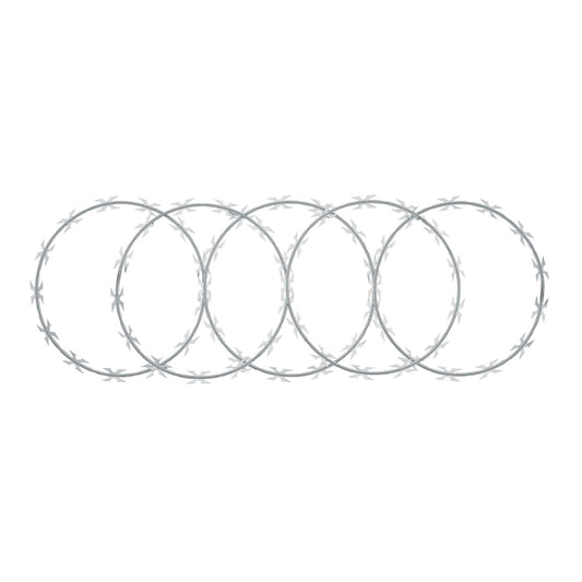 Rollo de púa concertina máxima seguridad, 45 cm diámetro, 44921