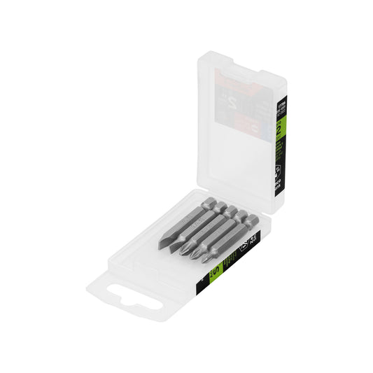 Estuche con 5 puntas de cruz y planas largo 2', Expert Caja con 6, 17786