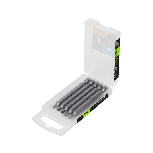 Estuche con 5 puntas de cruz PH0 largo 3', Truper Expert Caja con 6, 12150