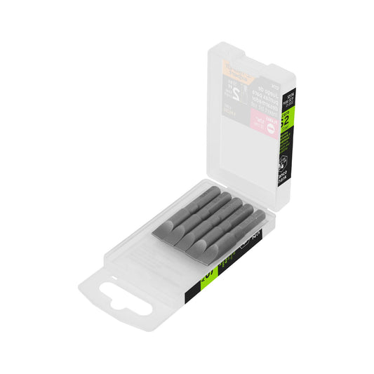 Estuche con 5 puntas planas de 5/16' largo 2', Truper Expert Caja con 6, 12174