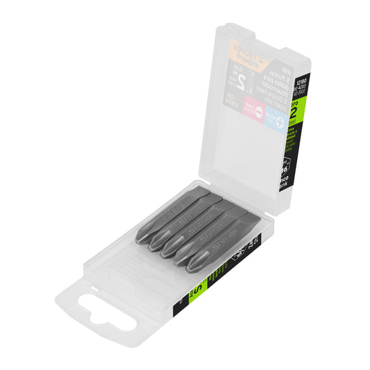 Estuche con 5 puntas dobles PH3 y 5/16' largo 2', Expert Caja con 6, 12180