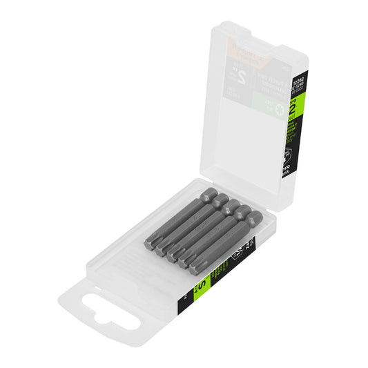 Estuche con 5 puntas torx T40 largo 2', Truper Expert Caja con 6, 12262