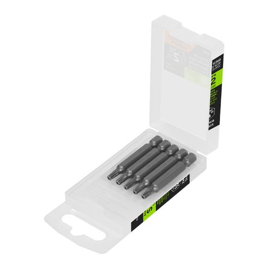 Estuche con 5 puntas torx T20 con seguro largo 2', Expert Caja con 6, 12360