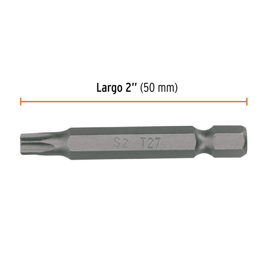Estuche con 5 puntas torx T27 con seguro largo 2', Expert Caja con 6, 12459