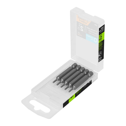 Estuche con 5 puntas hexagonales de 2 mm largo 2', Expert Caja con 6, 12691