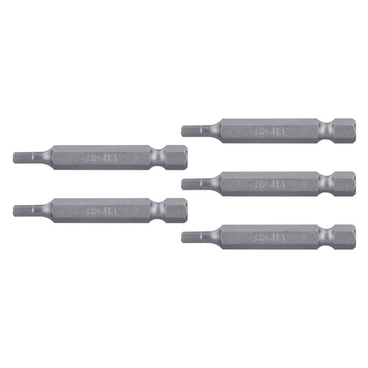 Estuche con 5 puntas hexagonales de 3 mm largo 2', Expert Caja con 6, 12692